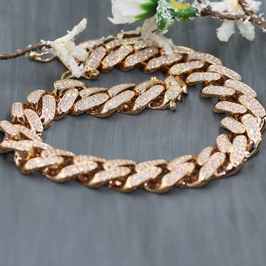 Cuban link outlet gold bracelet